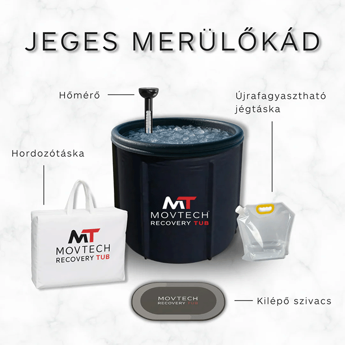 Movtech™ Recovery Tub + Hűtőberendezés