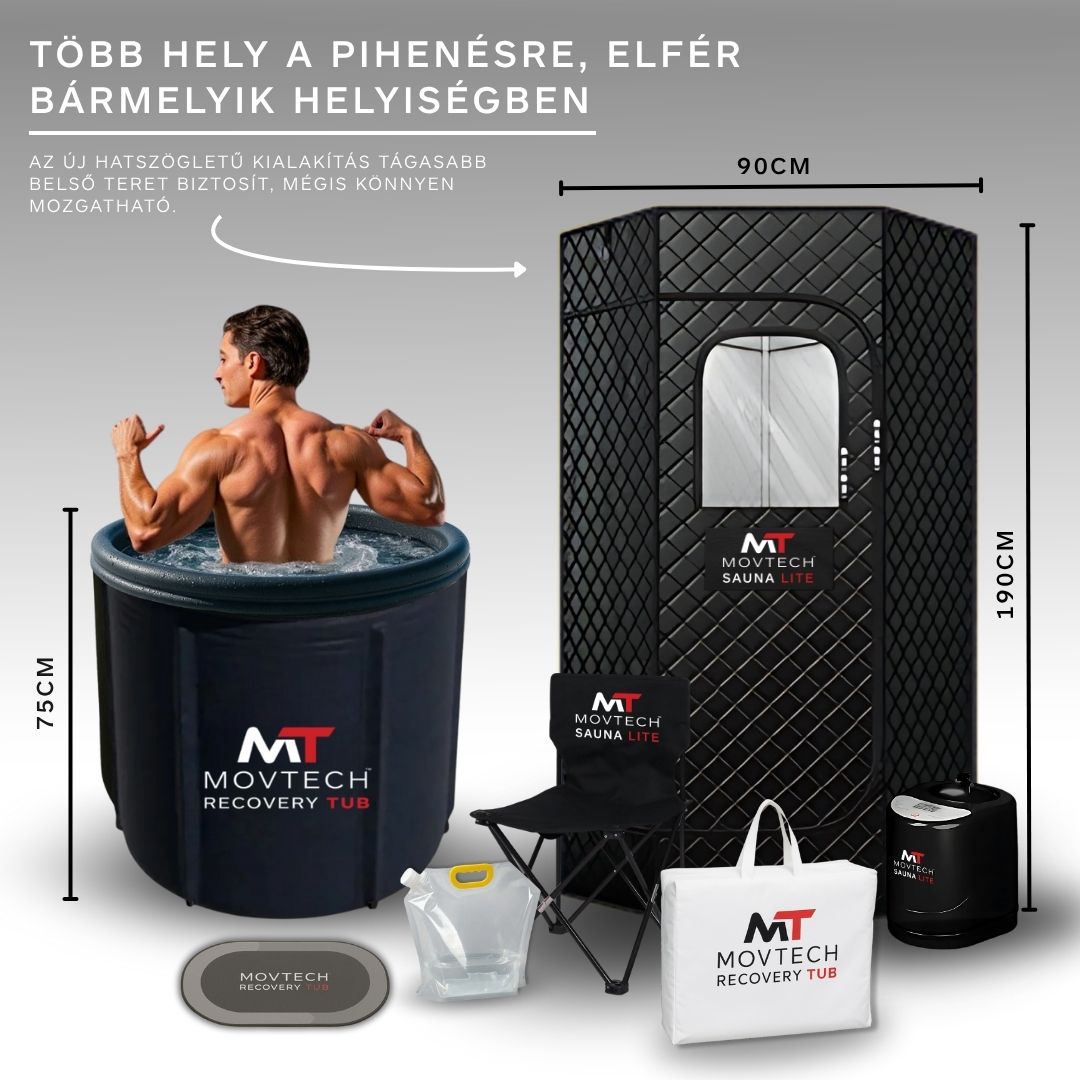 MovTech™ Sauna Lite + Recovery Tub