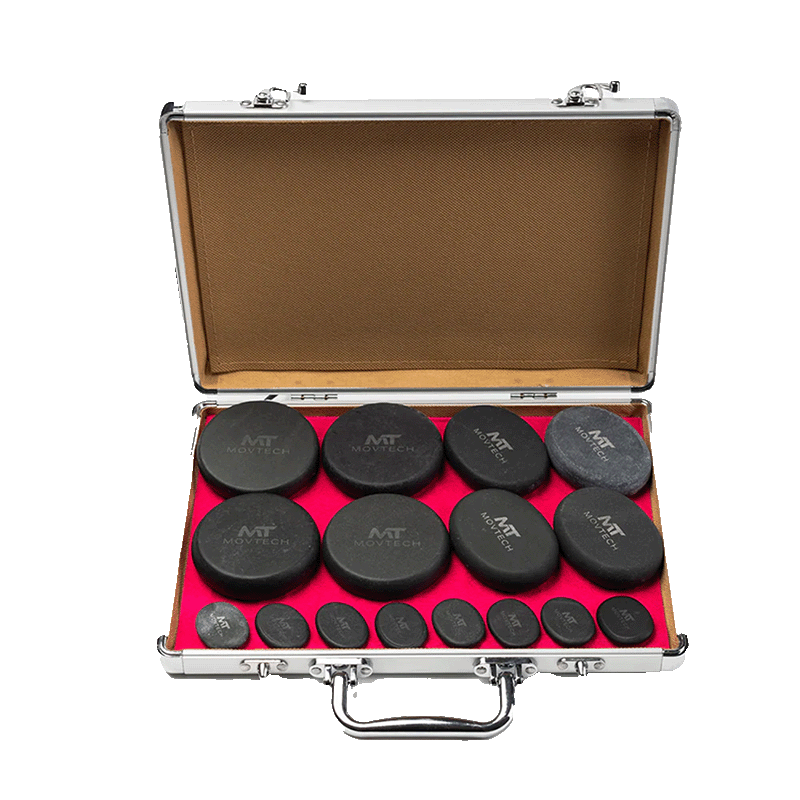 Movtech™ Hot Rock - 20 db-os Forróköves Masszázskő Készlet