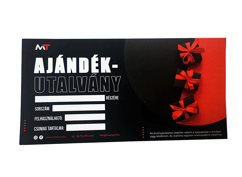 MovTech Ajándékkártya - MovTech