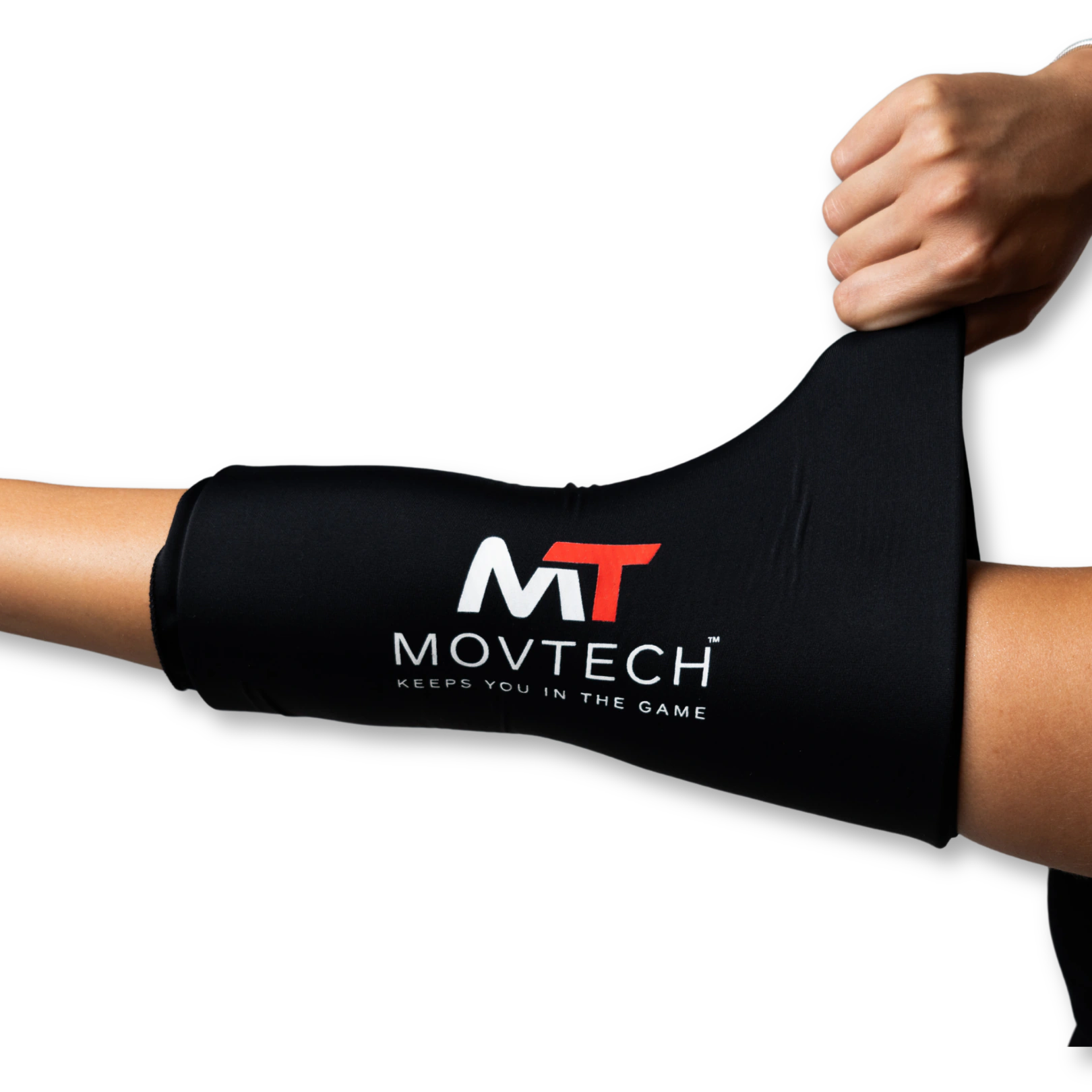 Movtech Cryoflex hideg és meleg borogatás felhúzása az alkarra