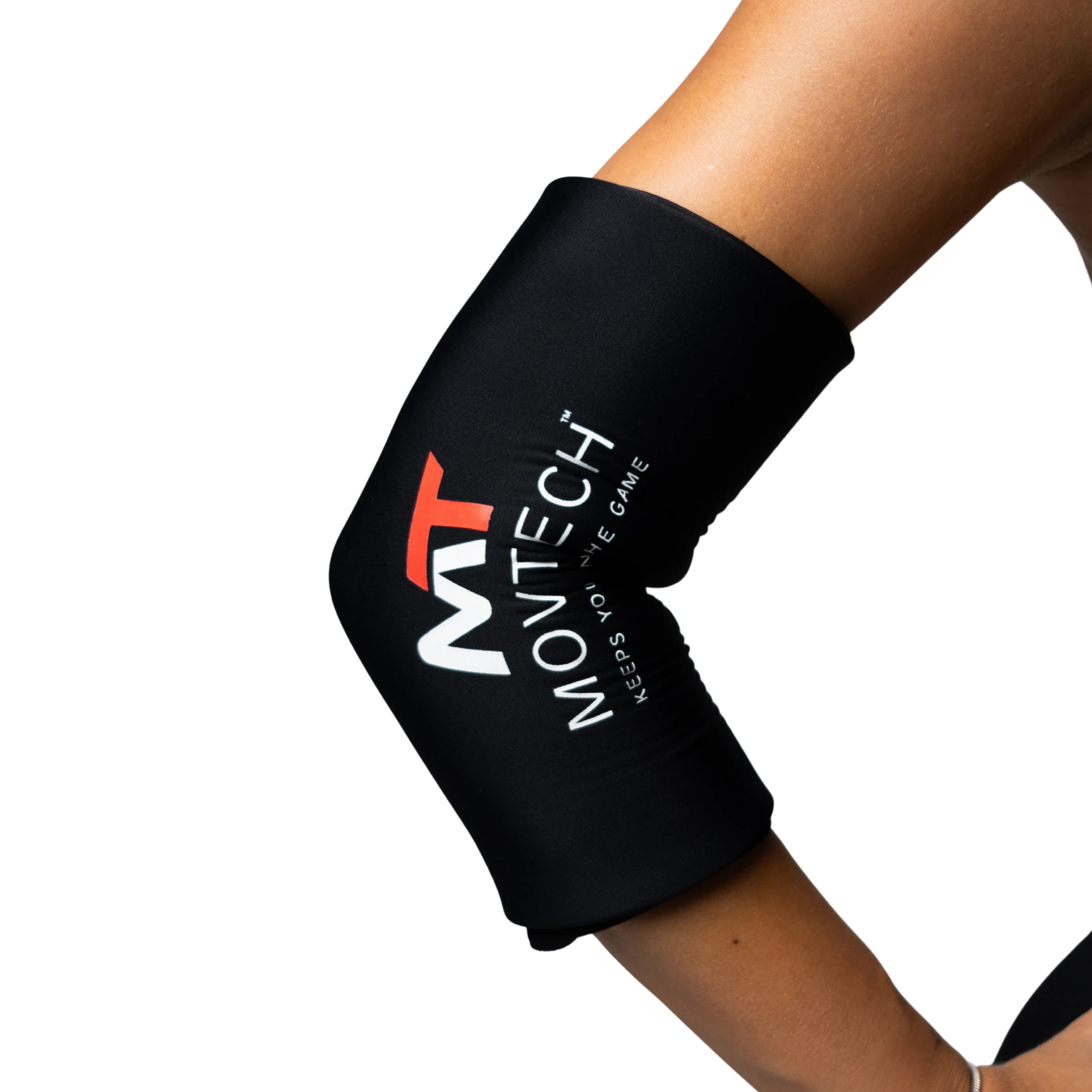 Movtech Cryoflex hideg és meleg borogatás a könyökön, behajlított karral