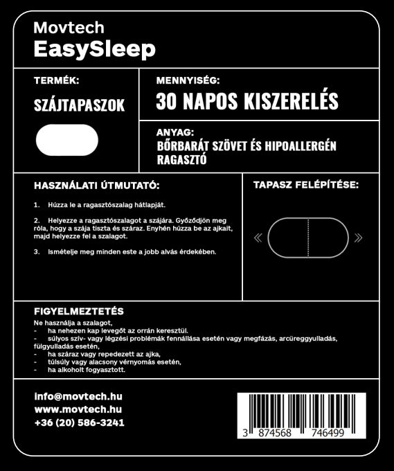 Movtech™ Easy Sleep Szájtapasz - MovTech