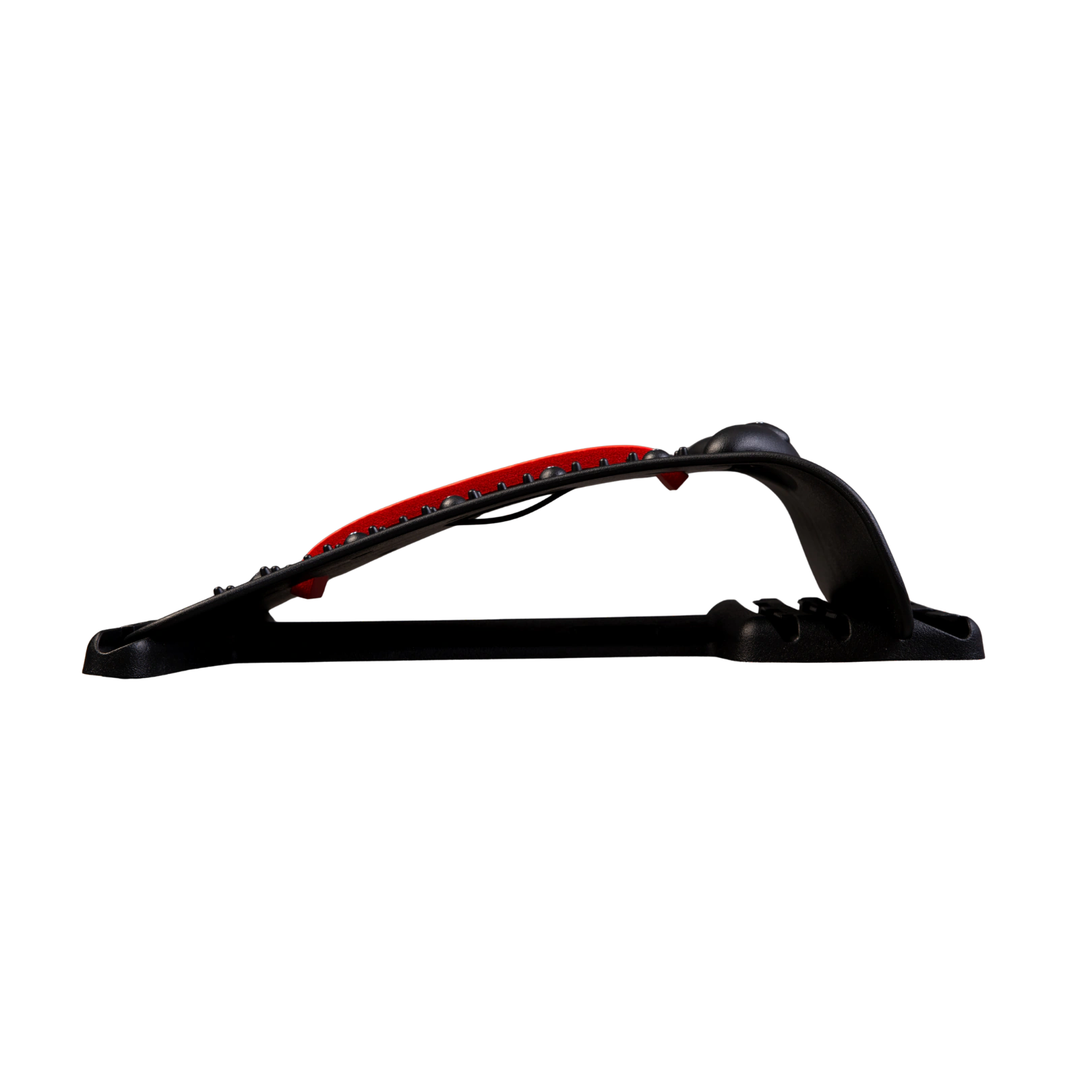 Movtech NECK TRACK nyaklazító oldalnézetből, az ívelt tartószerkezettel