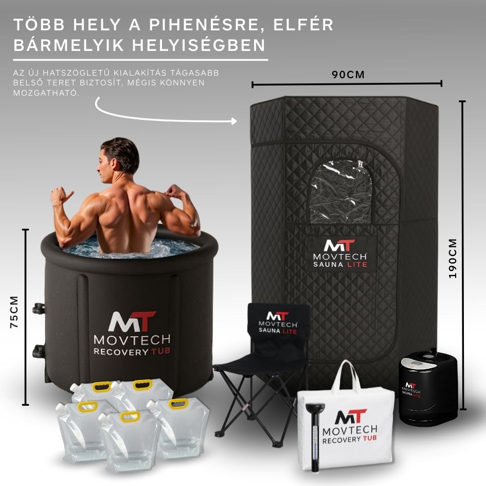 MovTech™ Sauna Lite + Recovery Tub + - MovTech
