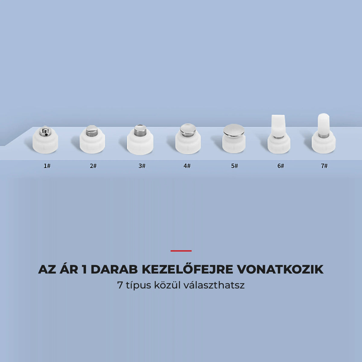 Movtech Shock Wave kezelőfej, az ár 1 darabra vonatkozik, 7 típus közül választhatsz