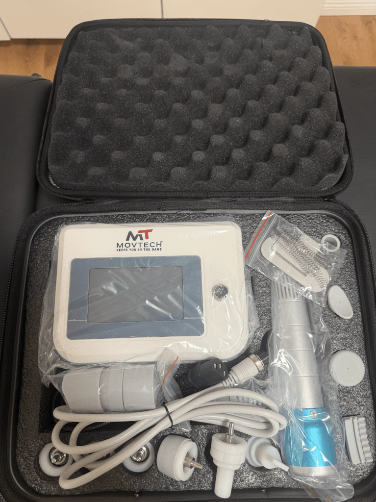 Movtech™ Shock Wave MAX – Hordozható lökéshullám - terápiás gép - MovTech