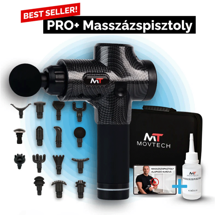 Pro+ Masszázspisztoly - MovTech
